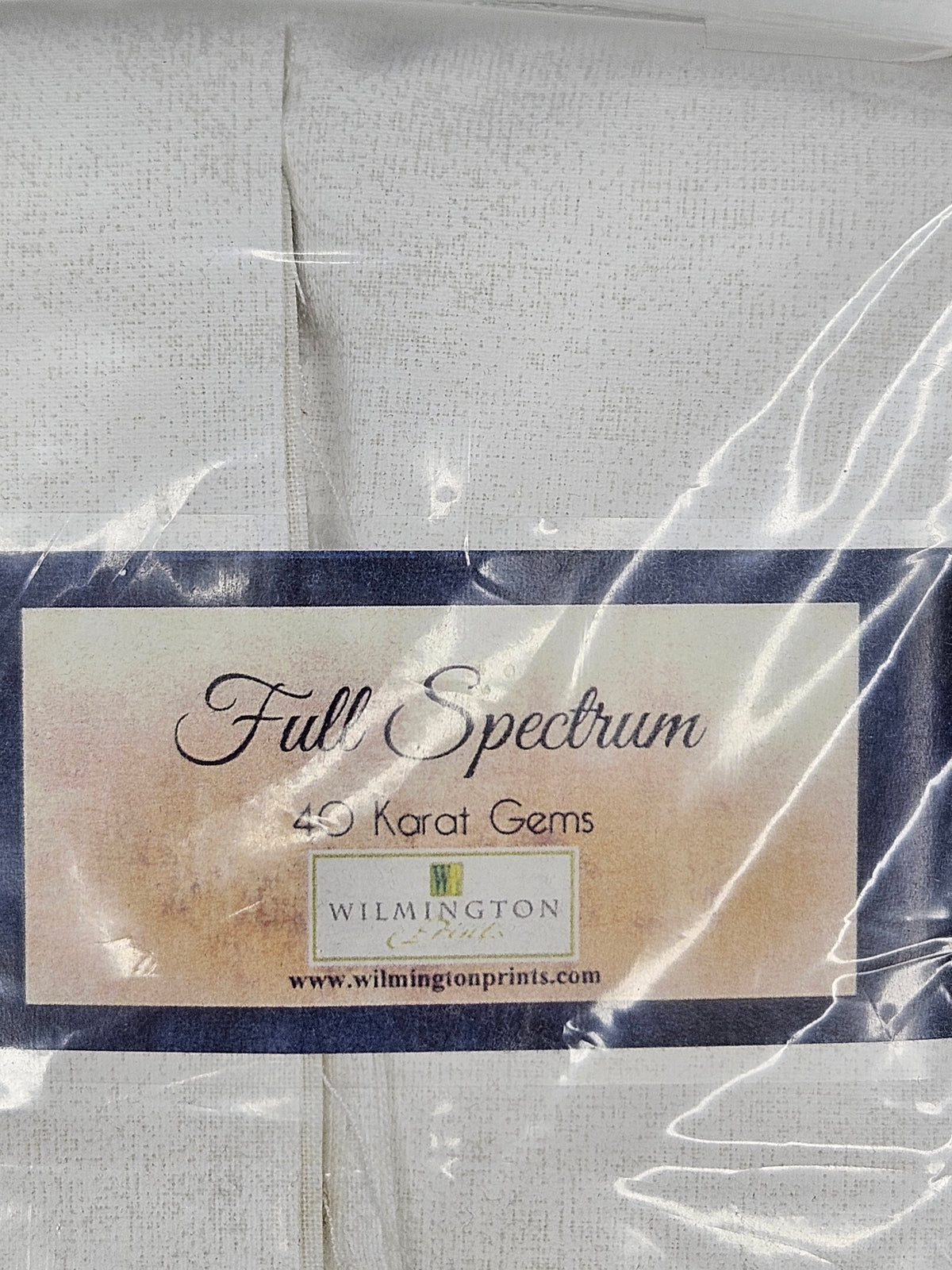 Jelly Roll/Fabric Strip Rug Craft Chest Kit - Wilmington Full Spectrum Rainbow 40 Karat Gems