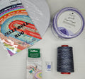 Jelly Roll/Fabric Strip Rug Craft Chest Kit - Tiny Spool & Co. Royal Purple