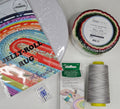 Jelly Roll/Fabric Strip Rug Craft Chest Kit - Robert Kaufman Christmas Holiday Colorstay