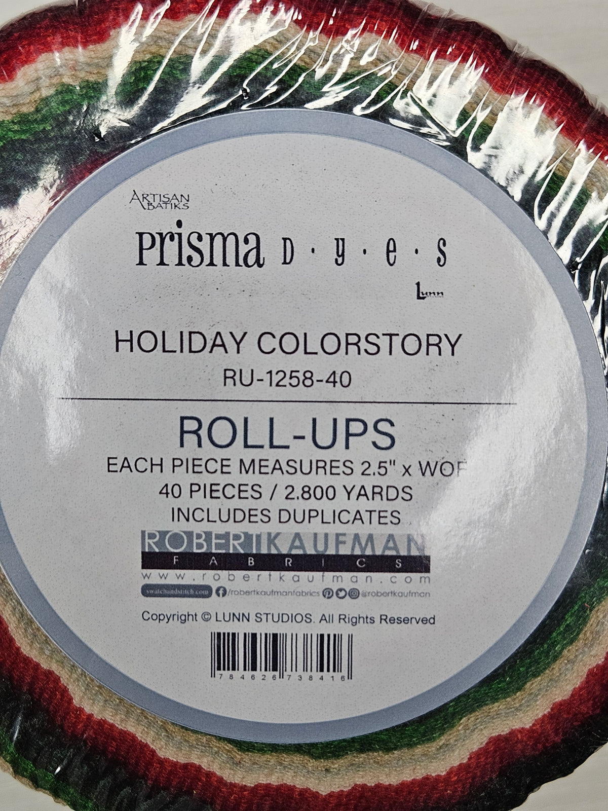 Jelly Roll/Fabric Strip Rug Craft Chest Kit - Robert Kaufman Christmas Holiday Colorstay