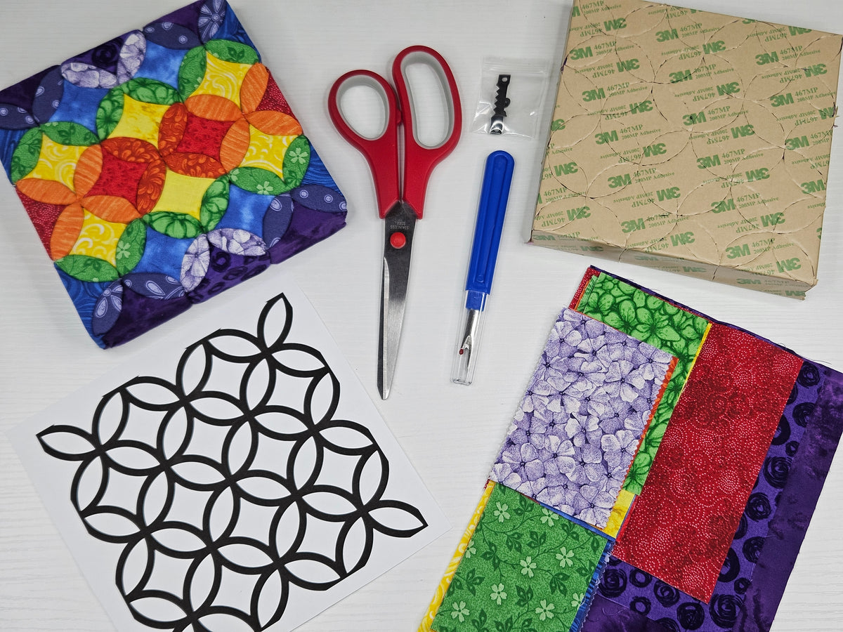 Geometric Circles Kinusaiga Craft Chest Kit 6x6